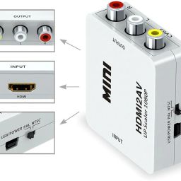 SDMINITEK TV-out Cable HDMI to AV Converter | HDMI2AV 1080P Video Adapter | HDMI to RCA Converter-10
