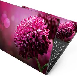 Anweshas Premium Vinyl HD Printed Easy to Install Full Panel Laptop Skin/Sticker/Decal for all Size Laptops upto 15.6 inch No Residue, Bubble Free - Magenta Purple Big Size Flower Self Adhesive Vinyl Laptop Decal 15.6-image-98