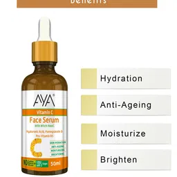 AYA Combo of Anti-Aging Vitamin C Face Serum 50 ml & Waterproof Eyeliner 5 ml - Brown image 4