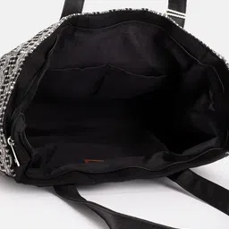 Anouk Geometric Design Structured Shoulder Bag with Tasselled Detail image 2