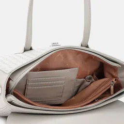 Allen Solly Geometric Basket-Weave Self Design Structured Handheld Bag image 3