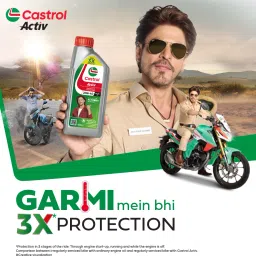 castrol Activ 20W-40 4T 3X Protection with Actibond Technology for Bikes|API SN & JASO MA2 Synthetic Blend Engine Oil image 5