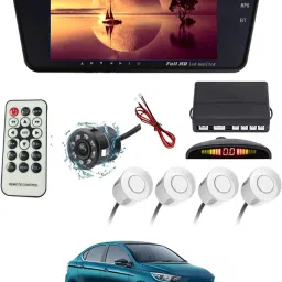 7Inch Bt Full HD Rearview Monitor Screen With White Sensor & Camera For Car 271 Black LED-image-96