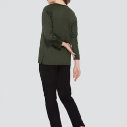 ELPIDA Typography Printed Top & Trouser image 5