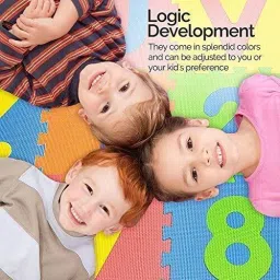 suryaanshi Mini Puzzle||Foam Mat for Kids, Interlocking Learning Alphabet and Number Mat image 4