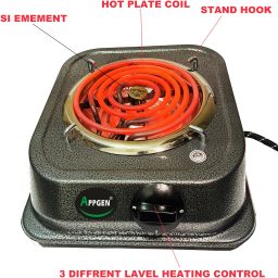 appgen 2000 W Radiant Cooktop Push Button image 3