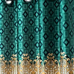home sizzler 153 cm (5 ft) Polyester Semi Transparent Window Curtain (Pack Of 4) image 2