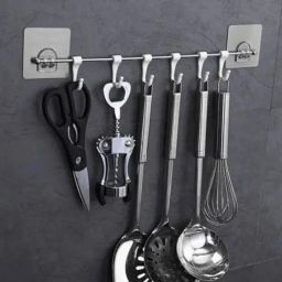 Antique and Elegant Look Magic Sticker Hook for Kitchen Appliances, Napkin,Towel Regular Organizer-23