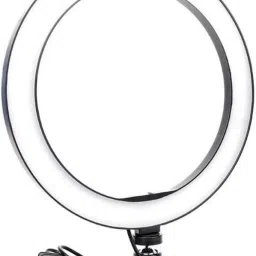 Krittoe 3 Way Control Selfie Ring Light 3 Modes White Ring Flash-image-34