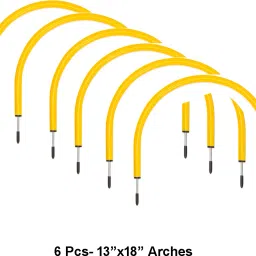 6 Pcs Soccer Training Equipment for Kids Adult Soccer Training Arches Regular Agility Pole-24