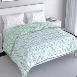 mayfair homes london Green Cotton Abstract 120 GSM Reversible Double Bed Dohar-picture-16