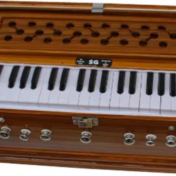 7 Stopper Double Bellow 39 Keys TBT16 3.25 Octave Hand Pumped Harmonium-11