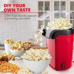rhobos Combo C1330 Aluminum Popcorn Machine & Fiber Glass Drinking 1 L Popcorn Maker image 2