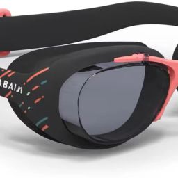 Swimming goggles Clear lenses One size Black Pink With Safety Case-BY DECATHLON-picture-24