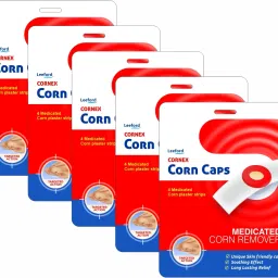 Cornex Corn Caps Medicated Corn Remover Pack of 20 Strips Adhesive Band Aid-image-22
