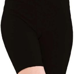 Solid Women Black Casual Shorts-20