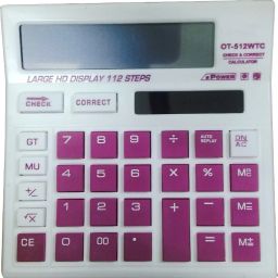 Purple WTC 12 Digit Commercial Calculator with solar Charging System FinancialCalculator-image-30