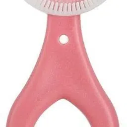 Kids U-Shaped Toothbrush with Soft Silicone Brush Head Oral Teeth Cleaning Ultra Soft Toothbrush-image-48