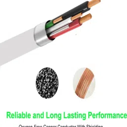 TROST USB Type C Cable 2 A 1 m 2.1 Amp Fast Charging & Sync (1 mtr) image 2