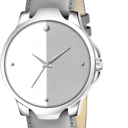Stylish Watch | Minimalist | Premium | Genuine Leather Strap Analog Watch - For Men HL 1048 GREY-12