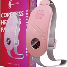 Feemie Cordless Heating Pad Periods Cramps Relief Machine 3-Temp. & 3-Massage Mode Massager-image-82