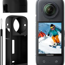 EKD Silicone Case/Screen Protectors/Lens Cap Suitable for Insta360 X4 Accessories Case-32