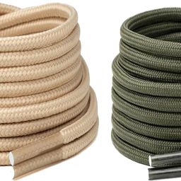 XERUS Shoe Laces Round Beige Olive green 150cm shoe laces for Boot sport Hiking shoes Shoe Lace-image-12