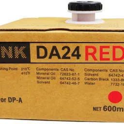 Kosh DA 24 Ink 600 ml for use in Riso Duplo Duplicator (Pack Of 5) Red Ink Cartridge image 2