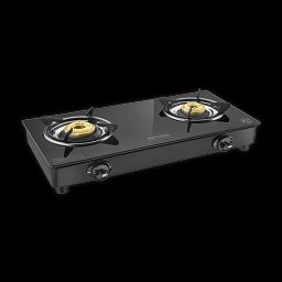Kutchina Fabio 2B Eco Tempered Glass Top 2 Burner Manual Gas Stove (Stainless Steel Drip Tray, Black)-picture-30