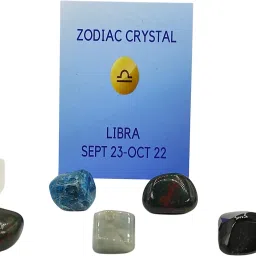 Zodiac Crystal Bag- Libra Lucky Birth Stones Regular Asymmetrical Crystal Stone-image-54