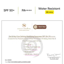 DOT & KEY CICA Calming Matte Sunscreen SPF 50+ PA++++ - 80 g image 4