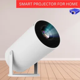 CLAIRBELL Mini HD Projector for Home 4KSupport With Built-in App Netflix/Prime/YouTubeB304 (4500 lm / 1 Speaker / Wireless / Remote Controller) Portable Projector-13