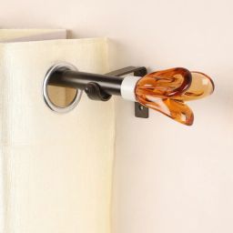the decor mart Gold Powder Coated Iron Curtain Rod (48 to 88 Inches) With Bracket-picture-29