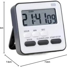vkr Digital White Clock image 3