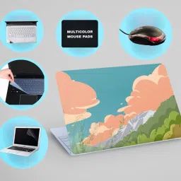 SDM 6IN1LAPTOPSKIN,SCREEN&KEYGAURD PROTECTOR,TRACKPAD,SLEEVEBAG,MOUSEPAD15.6INCH038 Combo Set-image-75