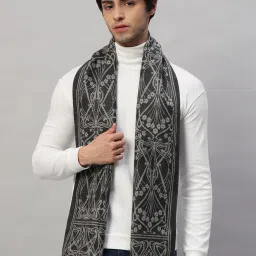 Ravaiyaa - Attitude Is Everything Floral Print Men Muffler-image-92