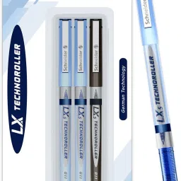 Schneider LX5 Technoroller| 0.5 mm tip| German Technology| 100% Liquid Ink Roller Ball Pen-16