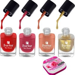 Perfect Stay Trendy Safe & Fast Dry ,Nail Art ,Glossy Finish Nail Polish Combo-22