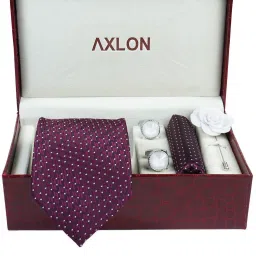 AXLON Silk Cufflink & Tie Pin Set-image-57