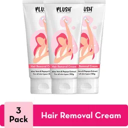 plush Hair Removal Cream with Spatula |Enriched with Aloevera & Papaya|Pack of 3-picture-49