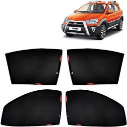 Side Window, Rear Window Sun Shade For Toyota Etios Cross-image-65