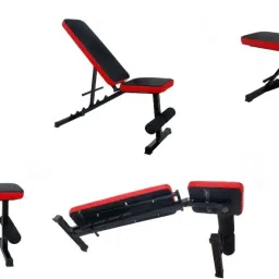 ibs Adjustable Incline, Decline and Flat Bench for Weight Strength Training, Multipurpose Fitness Bench image 2