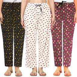 Pack of 3 pyjama pant Women Pyjama-image-37