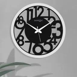 random Creative 12 Inches Plastic Wall Clock-picture-4