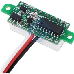 electrolight Mini 0.28 inch 0.28" 3 Wires Digital Voltmeter Red LED Display DC 0-100V Voltage Meter Voltmeter image 4