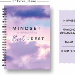 papco Notebooks A5 Diary Ruled 144 Pages image 2