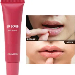 latixmat Lip Scrub, Lip Scrub For Pigmentation, Lip Scrub For Dark Lips For Women Stawberry-picture-24