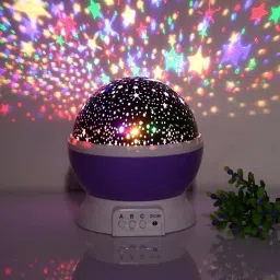 Star Master Projector Rotating LED Star Moon Night Lamp Sky LED Projector Lamp Single Disco Ball-23
