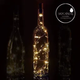 skycandle 20 LEDs 2 m White Steady String Rice Lights image 3