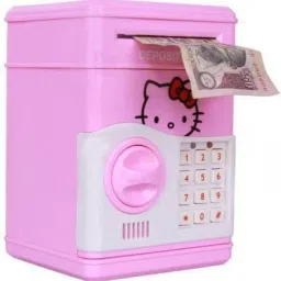 Mini Electric Secret Password Safe ATM Piggy Bank Money Safe Deposit bank Coin Bank-picture-21